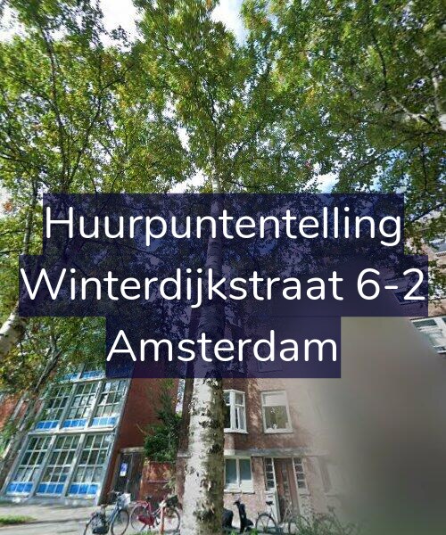 Foto gevel Huurpuntentelling voor Winterdijkstraat 6-2, Amsterdam