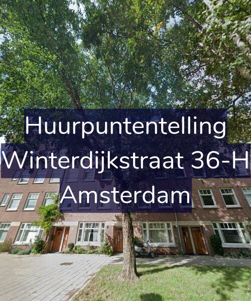 Foto gevel Huurpuntentelling voor Winterdijkstraat 36-H, Amsterdam