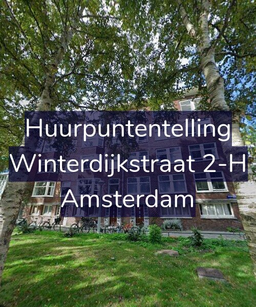 Foto gevel Huurpuntentelling voor Winterdijkstraat 2-H, Amsterdam