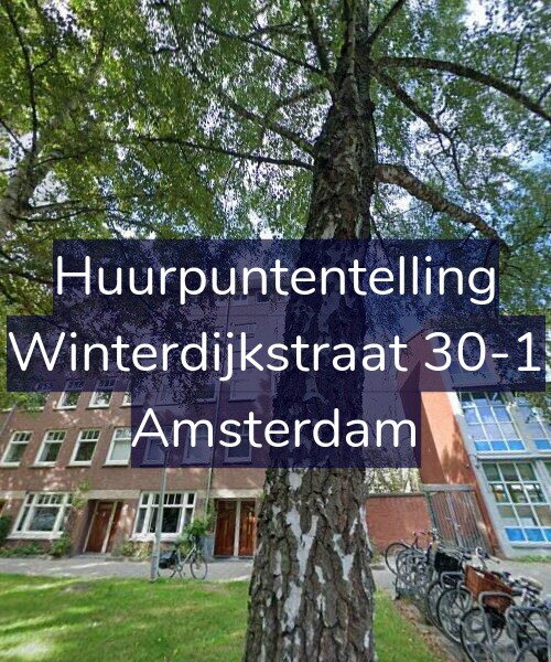 Foto gevel Huurpuntentelling voor Winterdijkstraat 30-1, Amsterdam