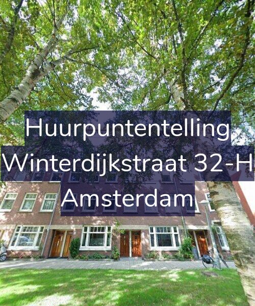 Foto gevel Huurpuntentelling voor Winterdijkstraat 32-H, Amsterdam