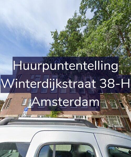 Foto gevel Huurpuntentelling voor Winterdijkstraat 38-H, Amsterdam