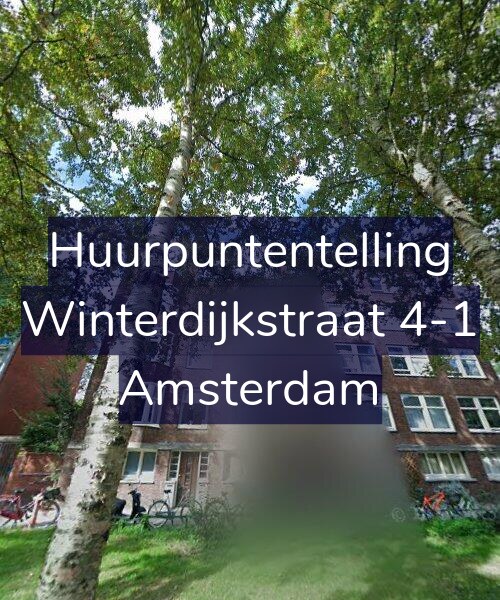 Foto gevel Huurpuntentelling voor Winterdijkstraat 4-1, Amsterdam