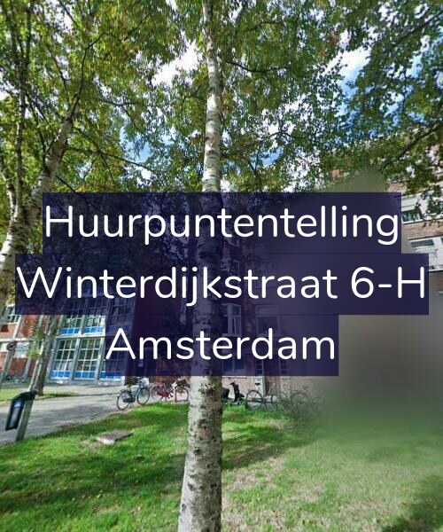 Foto gevel Huurpuntentelling voor Winterdijkstraat 6-H, Amsterdam