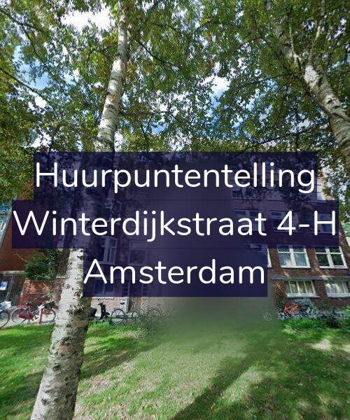 Foto gevel Huurpuntentelling voor Winterdijkstraat 4-H, Amsterdam