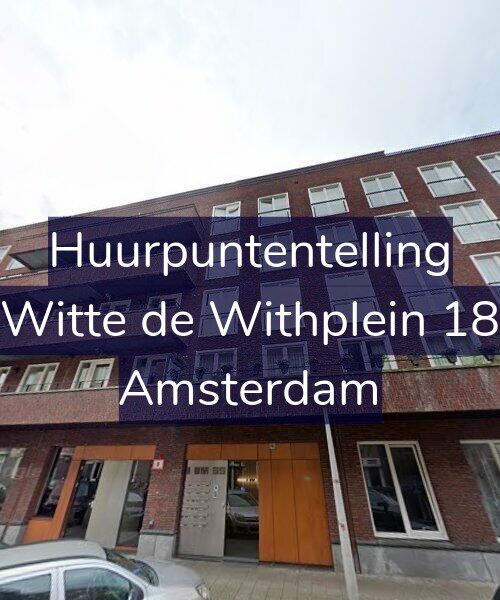 Foto gevel Huurpuntentelling voor Witte de Withplein 18, Amsterdam