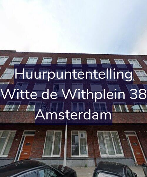 Foto gevel Huurpuntentelling voor Witte de Withplein 38, Amsterdam