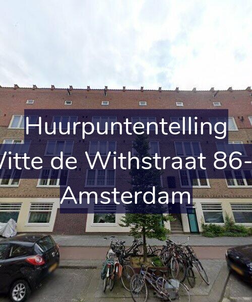 Foto gevel Huurpuntentelling voor Witte de Withstraat 86-H, Amsterdam