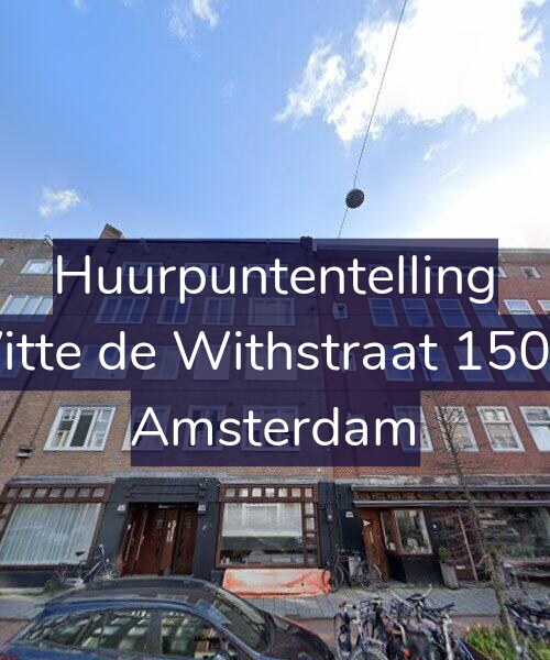 Foto gevel Huurpuntentelling voor Witte de Withstraat 150-2, Amsterdam