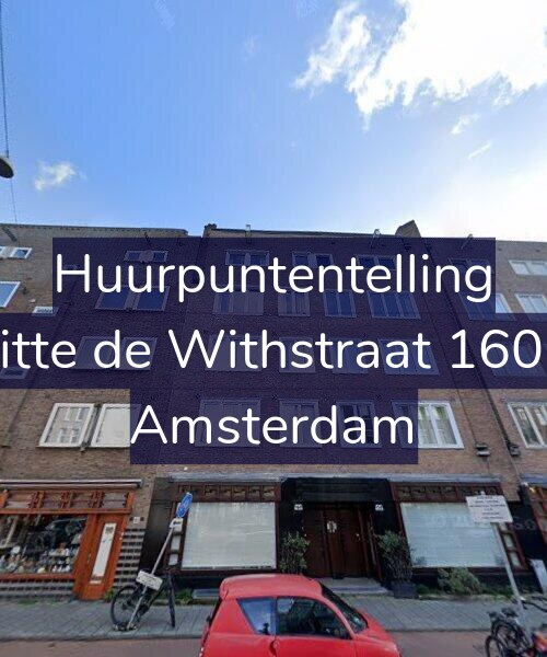 Foto gevel Huurpuntentelling voor Witte de Withstraat 160-H, Amsterdam