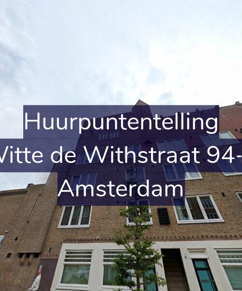 Foto gevel Huurpuntentelling voor Witte de Withstraat 94-2, Amsterdam