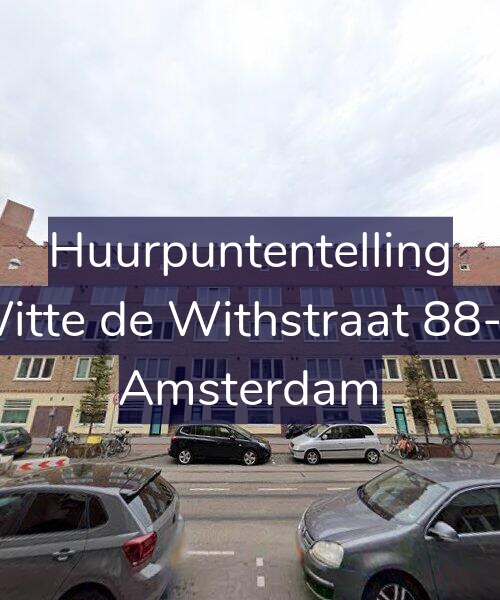 Foto gevel Huurpuntentelling voor Witte de Withstraat 88-H, Amsterdam
