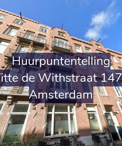 Foto gevel Huurpuntentelling voor Witte de Withstraat 147-3, Amsterdam