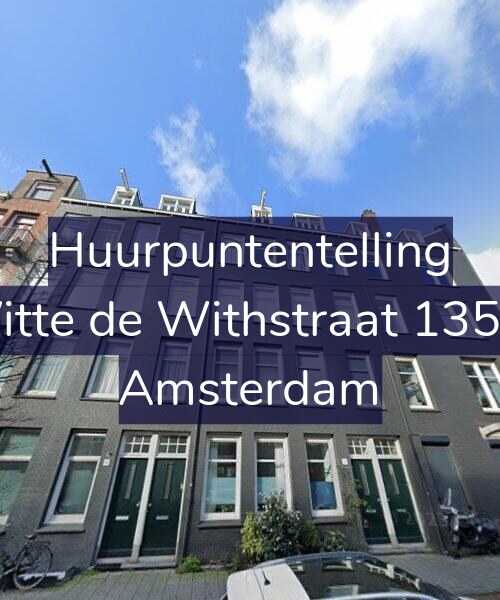 Foto gevel Huurpuntentelling voor Witte de Withstraat 135-1, Amsterdam