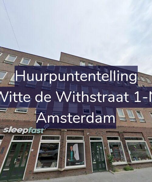 Foto gevel Huurpuntentelling voor Witte de Withstraat 1-N, Amsterdam