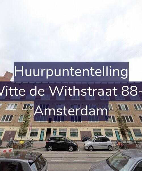 Foto gevel Huurpuntentelling voor Witte de Withstraat 88-1, Amsterdam