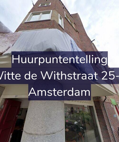 Foto gevel Huurpuntentelling voor Witte de Withstraat 25-C, Amsterdam