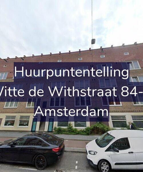Foto gevel Huurpuntentelling voor Witte de Withstraat 84-H, Amsterdam
