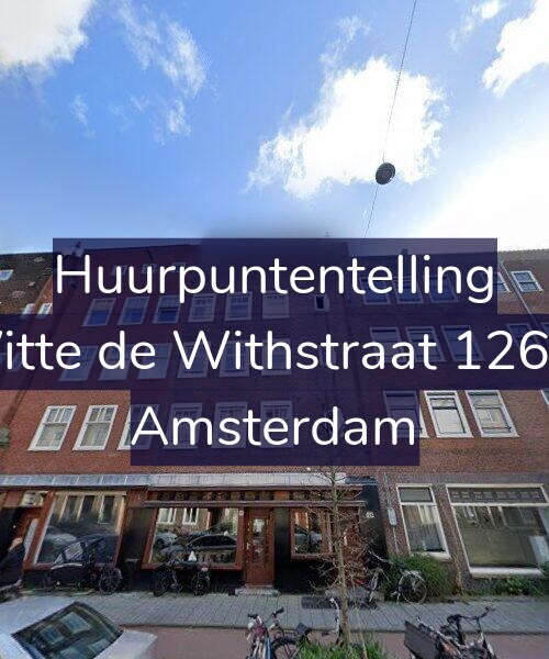 Foto gevel Huurpuntentelling voor Witte de Withstraat 126-2, Amsterdam