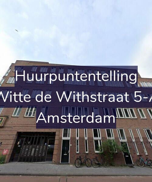 Foto gevel Huurpuntentelling voor Witte de Withstraat 5-A, Amsterdam