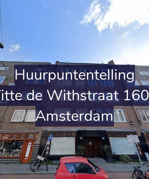 Foto gevel Huurpuntentelling voor Witte de Withstraat 160-1, Amsterdam