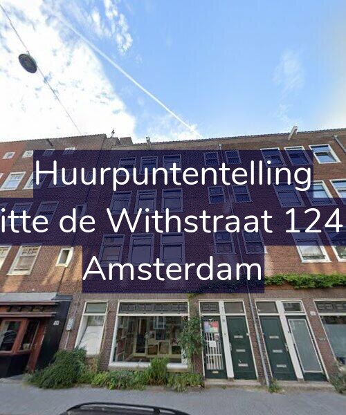 Foto gevel Huurpuntentelling voor Witte de Withstraat 124-H, Amsterdam