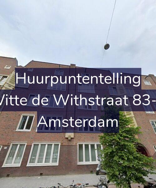 Foto gevel Huurpuntentelling voor Witte de Withstraat 83-C, Amsterdam