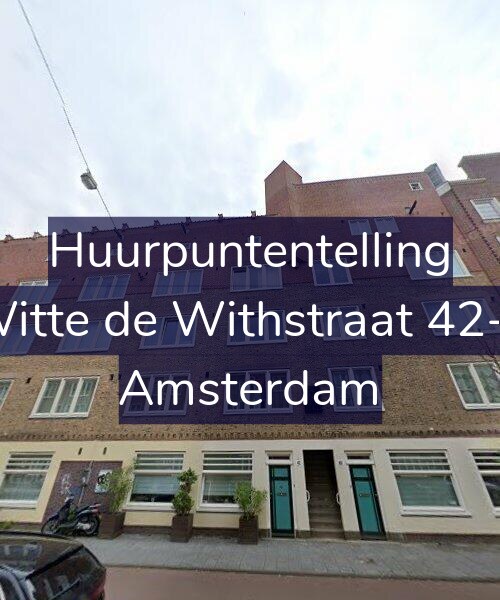 Foto gevel Huurpuntentelling voor Witte de Withstraat 42-1, Amsterdam