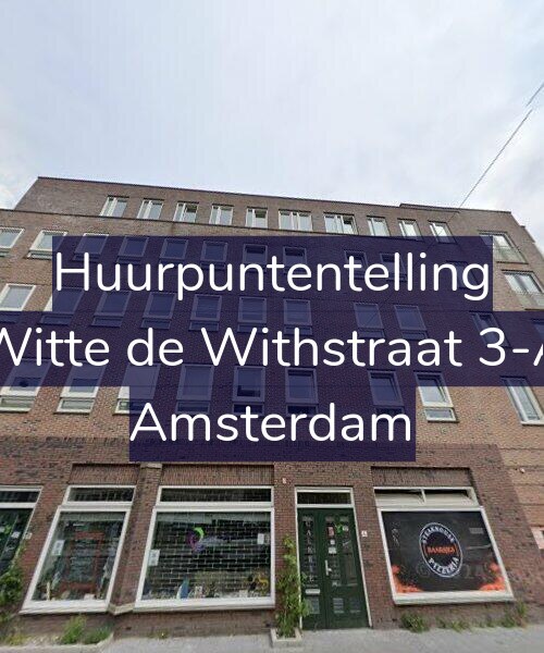 Foto gevel Huurpuntentelling voor Witte de Withstraat 3-A, Amsterdam