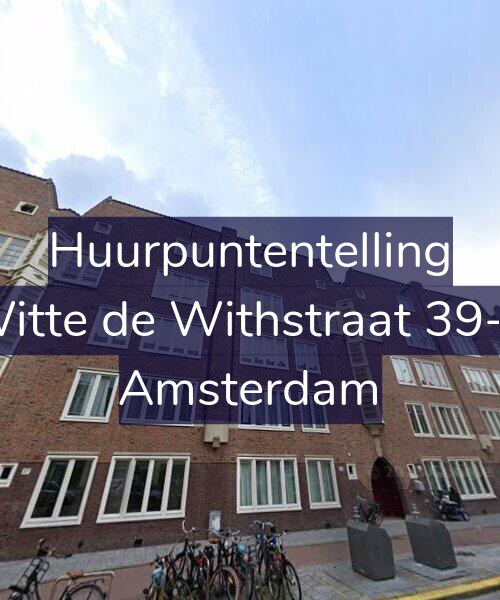Foto gevel Huurpuntentelling voor Witte de Withstraat 39-B, Amsterdam