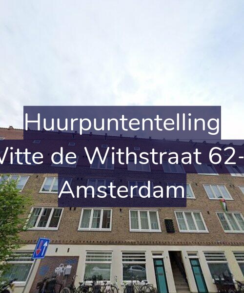 Foto gevel Huurpuntentelling voor Witte de Withstraat 62-2, Amsterdam