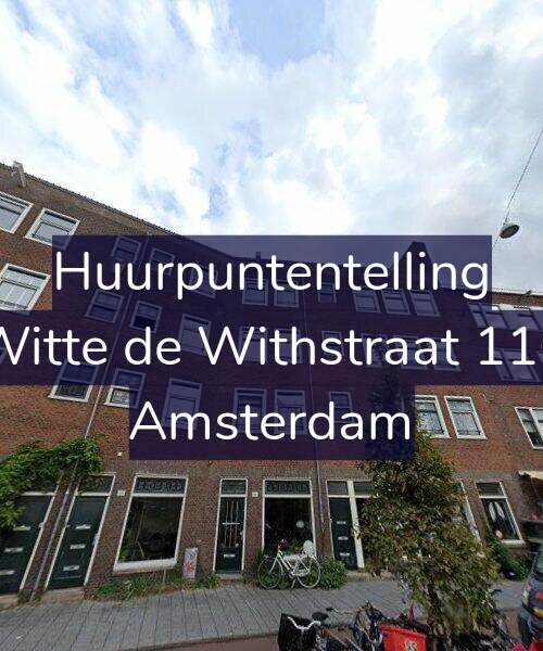 Foto gevel Huurpuntentelling voor Witte de Withstraat 116, Amsterdam