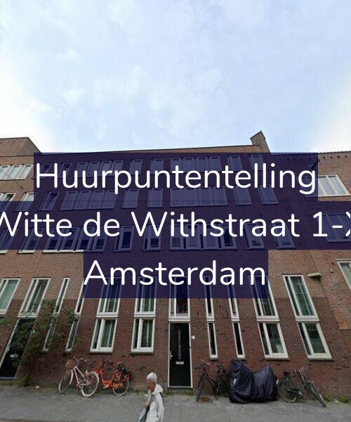 Foto gevel Huurpuntentelling voor Witte de Withstraat 1-X, Amsterdam
