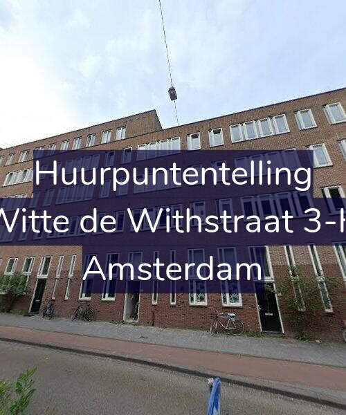 Foto gevel Huurpuntentelling voor Witte de Withstraat 3-H, Amsterdam
