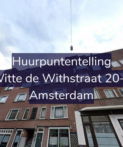 Foto gevel Huurpuntentelling voor Witte de Withstraat 20-2, Amsterdam