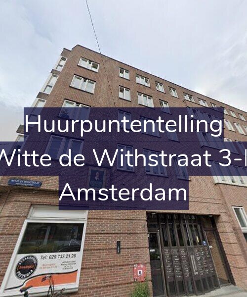 Foto gevel Huurpuntentelling voor Witte de Withstraat 3-E, Amsterdam