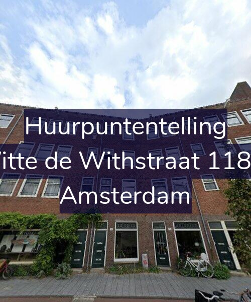 Foto gevel Huurpuntentelling voor Witte de Withstraat 118-3, Amsterdam