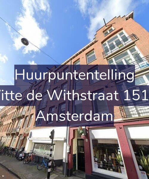 Foto gevel Huurpuntentelling voor Witte de Withstraat 151-3, Amsterdam