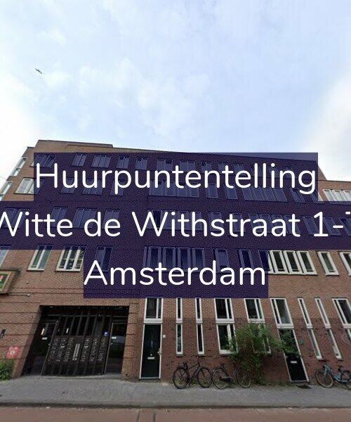 Foto gevel Huurpuntentelling voor Witte de Withstraat 1-T, Amsterdam