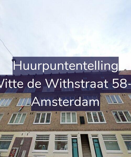 Foto gevel Huurpuntentelling voor Witte de Withstraat 58-3, Amsterdam