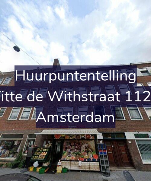 Foto gevel Huurpuntentelling voor Witte de Withstraat 112-3, Amsterdam