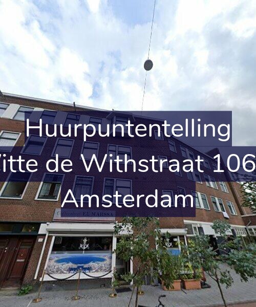 Foto gevel Huurpuntentelling voor Witte de Withstraat 106-1, Amsterdam