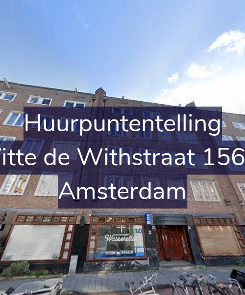 Foto gevel Huurpuntentelling voor Witte de Withstraat 156-3, Amsterdam