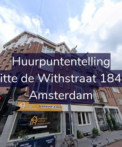 Foto gevel Huurpuntentelling voor Witte de Withstraat 184-A, Amsterdam