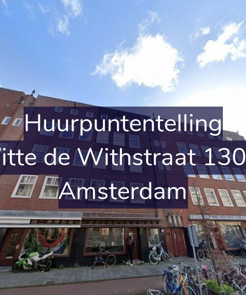 Foto gevel Huurpuntentelling voor Witte de Withstraat 130-1, Amsterdam