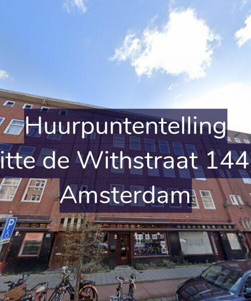 Foto gevel Huurpuntentelling voor Witte de Withstraat 144-H, Amsterdam