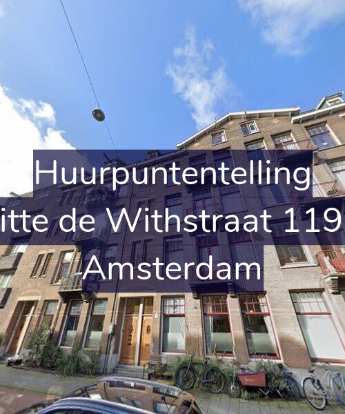 Foto gevel Huurpuntentelling voor Witte de Withstraat 119-H, Amsterdam