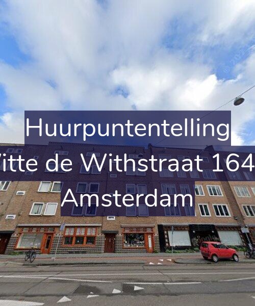Foto gevel Huurpuntentelling voor Witte de Withstraat 164-3, Amsterdam