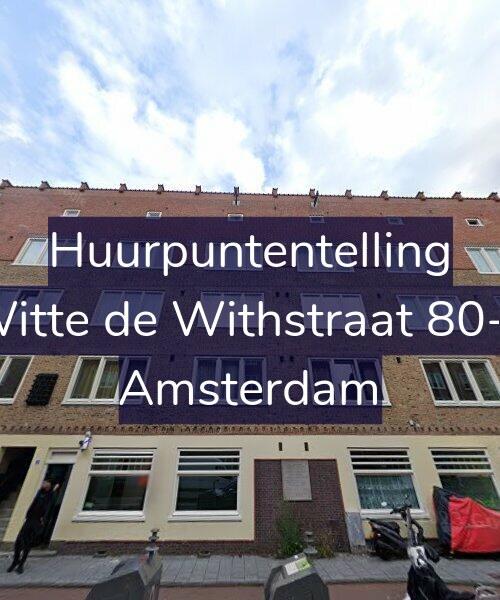 Foto gevel Huurpuntentelling voor Witte de Withstraat 80-2, Amsterdam