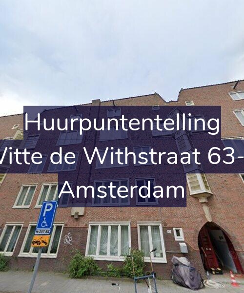 Foto gevel Huurpuntentelling voor Witte de Withstraat 63-B, Amsterdam